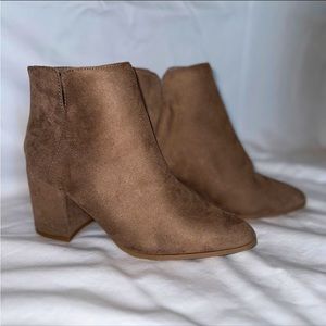 Red Dress Boutique Taupe Ankle Booties